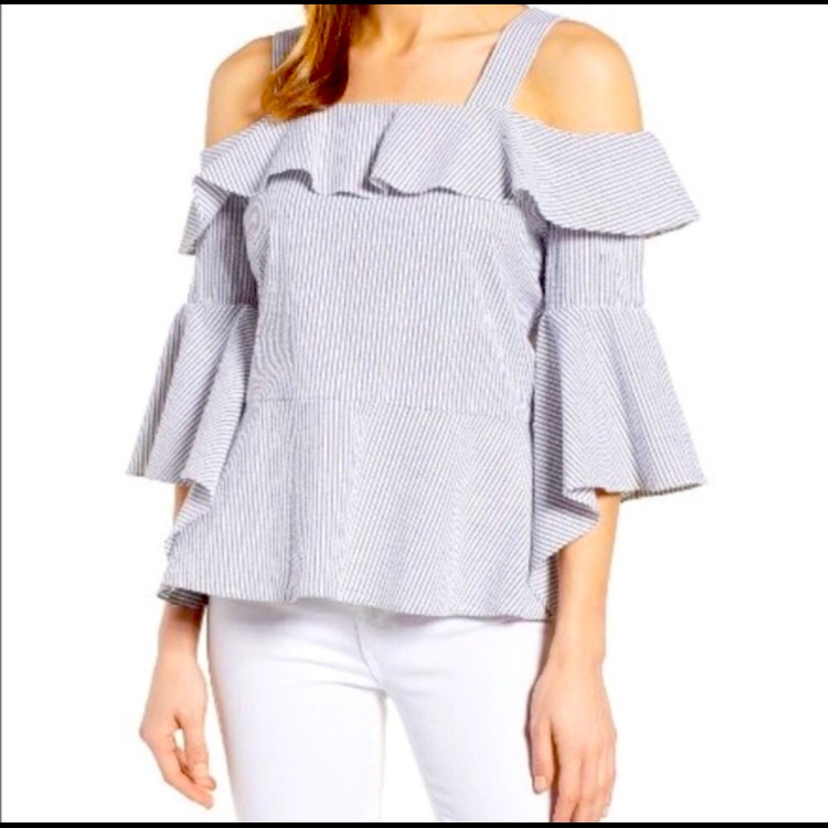 Halogen Ruffled Top